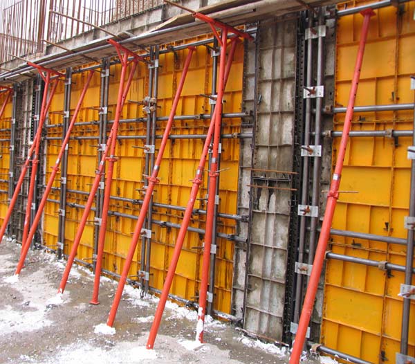 نحوه قالب بندی دیوار برشی