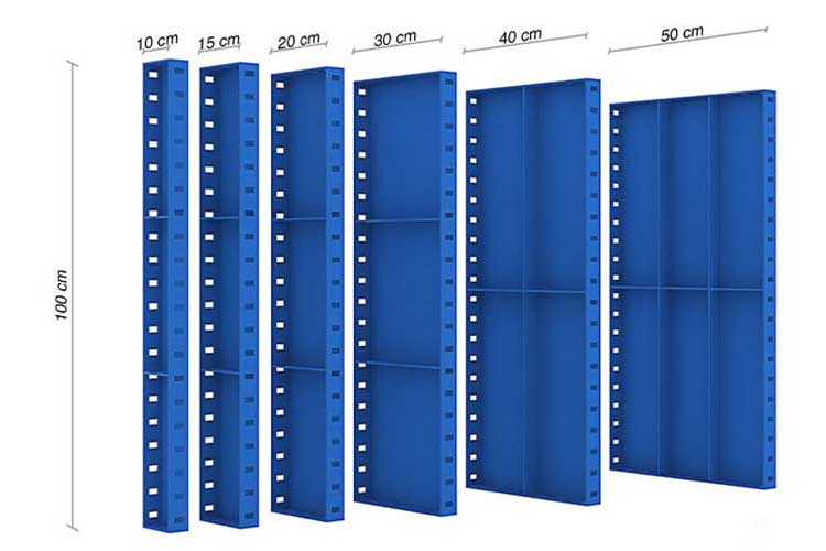 قالب فلزی بتن چیست؟ انواع قالب فلزی بتن