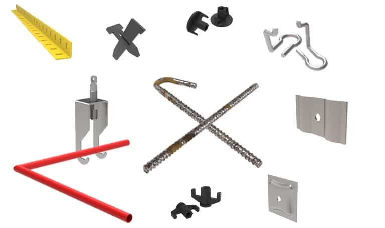 تجهیزات لازم برای قالب بندی بتن