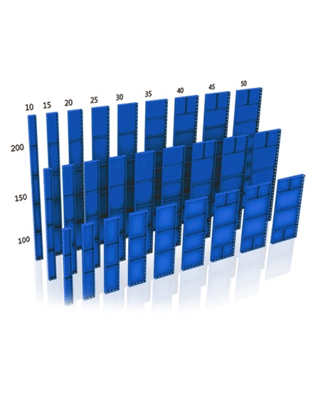 وزن قالب بتن فلزی