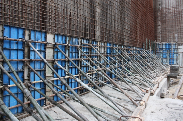 قالب بندی دیوارهای یک طرفه