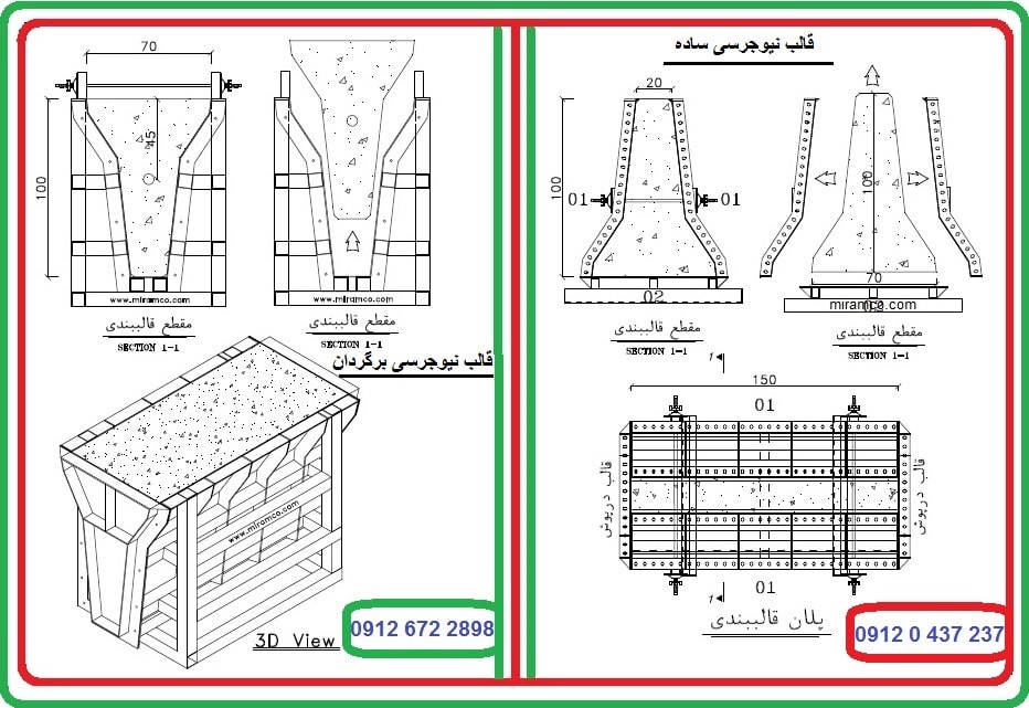 نقشه قالب نیوجرسی