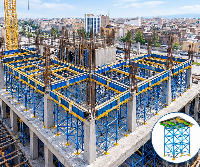 داربست مدولار مثلثی